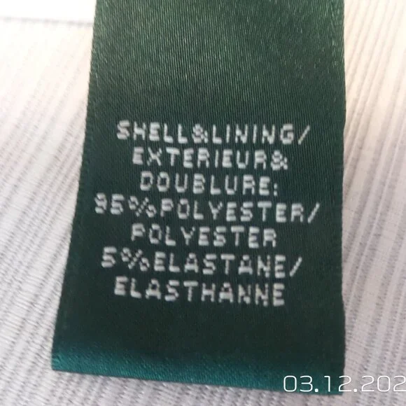 Womens Like NEW RALPH LAUREN Black & White Dress Size 10 - Picture 15 of 15